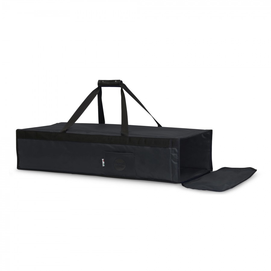 borsa termica per pizze in pala colore nero