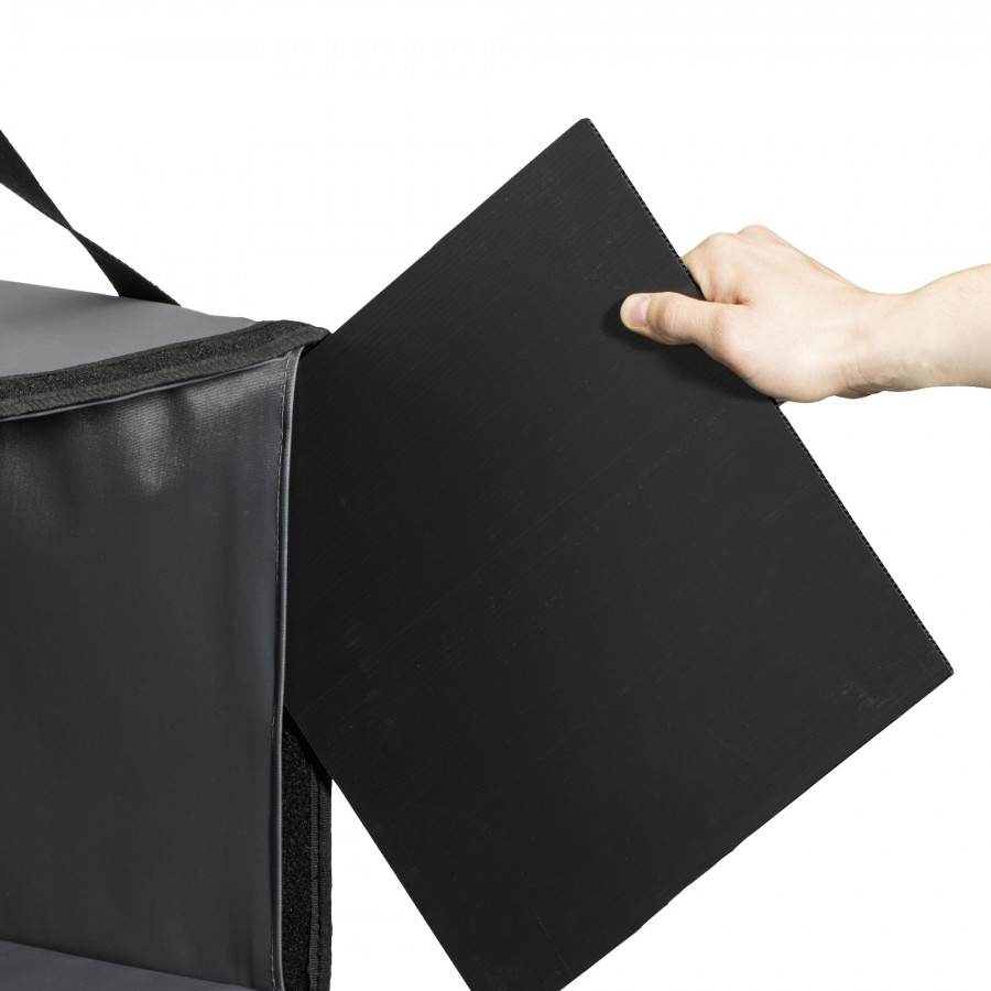Thermal backpack for takeaway food delivery 40x35x60h cm with zip closure