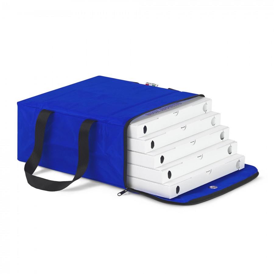 Borsa termica per pizza 40x40x20 cm gadget con zip