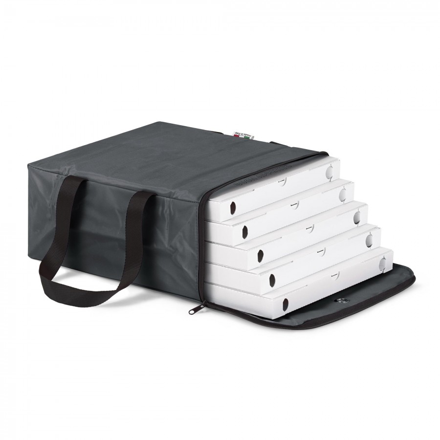 Borsa termica per pizza 40x40x20 cm gadget con zip