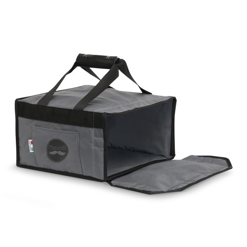 Bolsa térmica para pizza 40x40x20 cm rígida con cierre magnético