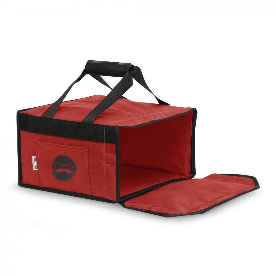 Borsa porta pizza termica rigida 40x40x20 cm con magnete