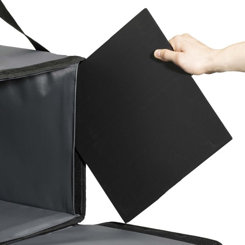 Borsa porta pizza termica rigida 40x40x20 cm con magnete