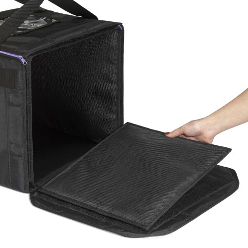 Bolsa térmica para pizza ZeroVapor - 33 x 33 x 33 rígida con cierre magnético