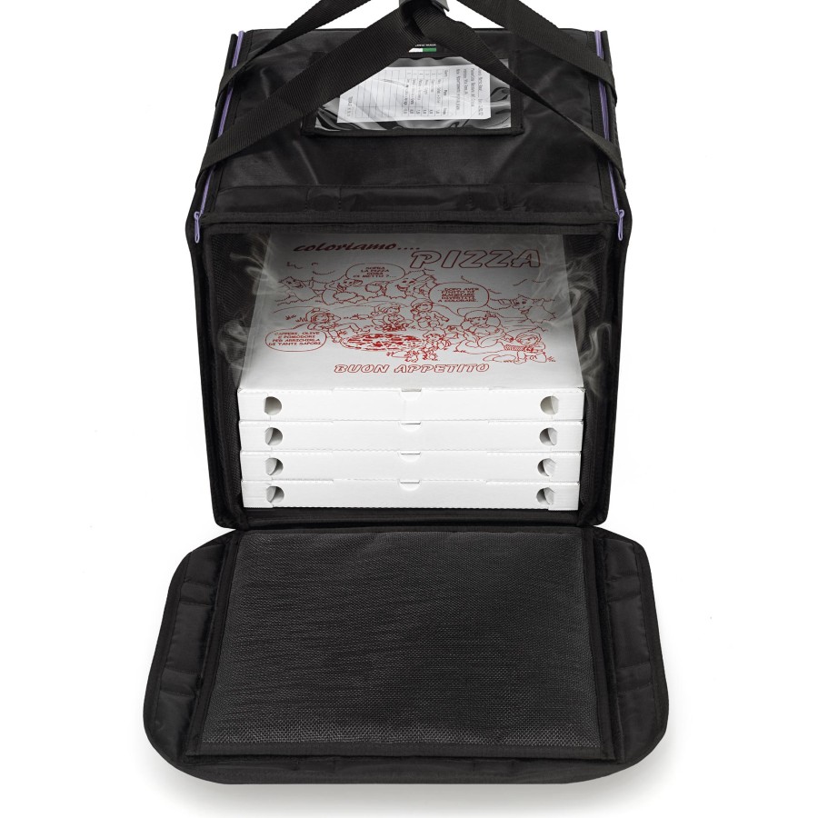 ZeroVapor pizza cooler bag - rigid with magnet closure 35x35x35 cm
