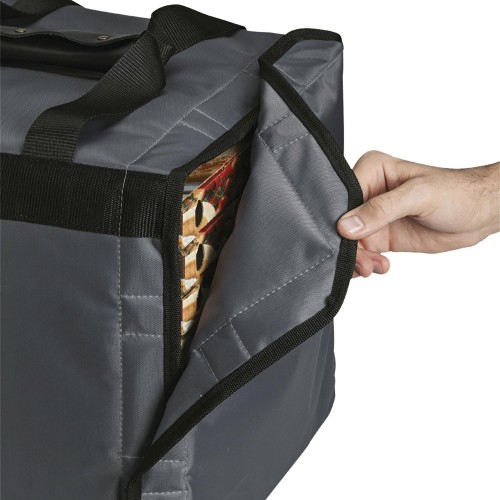 Borsa porta pizza termica rigida 35x35x35 cm con magnete