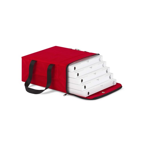 Borsa termica per pizza 35x35x20 cm gadget con zip