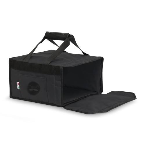 Borsa porta pizza termica rigida 35x35x20 cm con magnete
