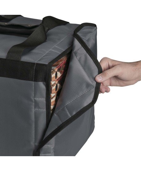 Borsa porta pizza termica rigida 35x35x20 cm con magnete