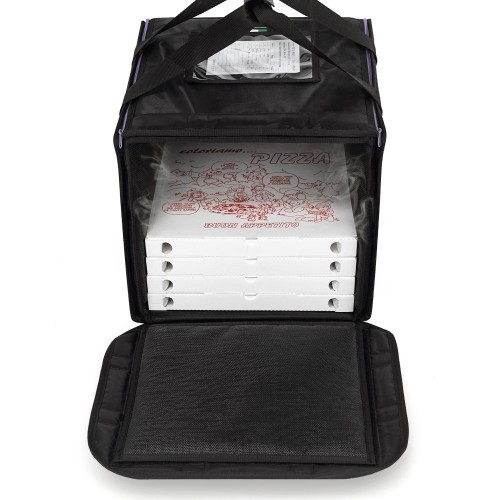 ZeroVapor-Kühltasche für Pizza – 33 x 33 x 20, starr, mit Magnetverschluss